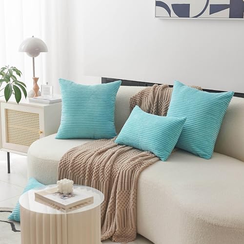 Home Brilliant Teal Throw Pillows - Image 3