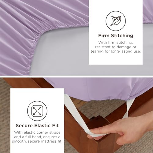 Bedsure Deep Pocket Twin Sheets Set - Image 4