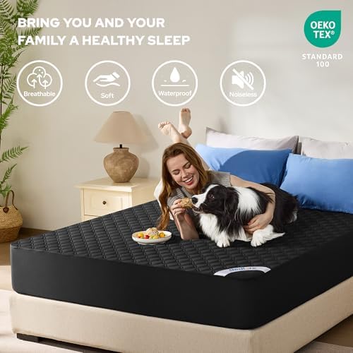 BEDLORE Waterproof Full Size Mattress Protector, Deep Pocket Fit - Image 3