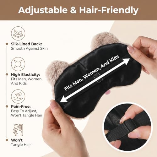 ElevateTech 3 Pcs Sleep Mask for Kids Sleeping Eye Cover Blindfold Cover - Image 5