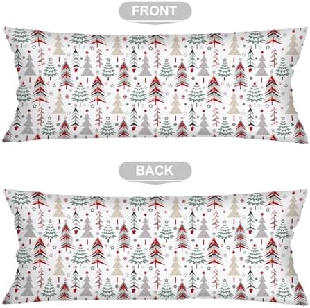 Christmas Lumbar Pillow Cover 14x36 Long Body Pillow Covers - Image 3