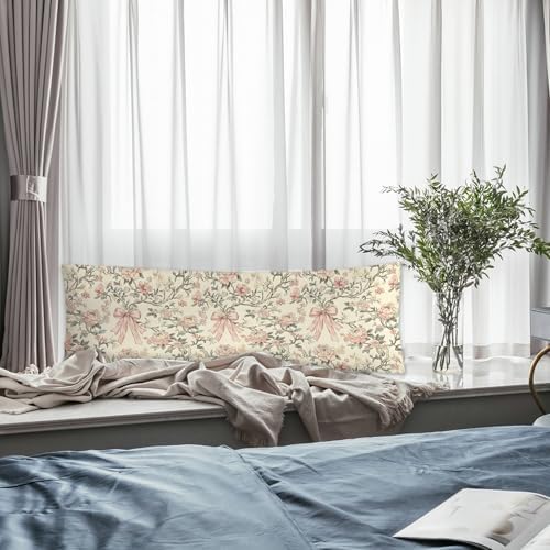 Coquette Chinoiserie Pink Floral Bow Body Pillow Covers 20x54, Grandmillennial - Image 5
