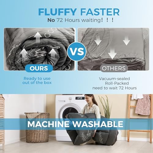 BDEUS 4 Inch Dual Layer King Size Cooling Mattress Topper - Image 7