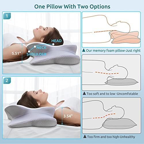 DONAMA Cervical Pillow for Neck and Shoulder Pain Relief, Cooling Contour - Image 2