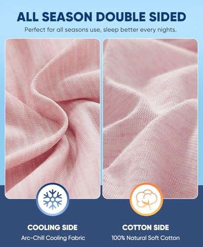 LUXEAR Cooling Pillow Cases for Hot Sleepers, Queen Size - Image 5