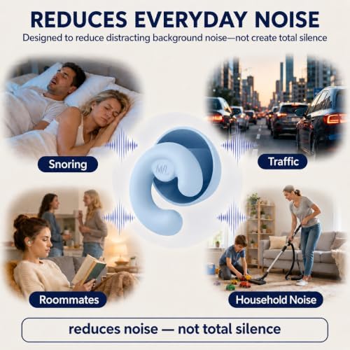 Noise Cancelling Ear Plugs Sleep 33dB NRR Side Sleep Small Ear - Image 5