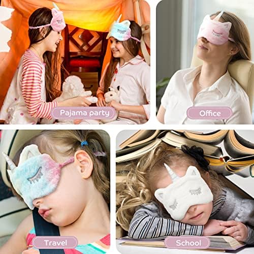 Geyoga 3 Pcs Kids Sleep Mask, Mixed Colors - Image 4