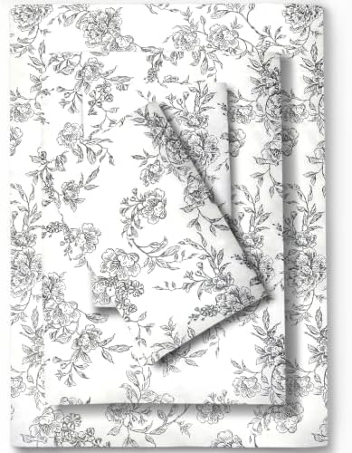 Feather & Stitch 100% Cotton Sateen 500 TC Split King Size Bed Sheet Set by FEATHERSTITCHNEWYORK