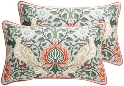 ISAENNE Vintage Linen Throw Pillow Cover by Isaennehomedecoration