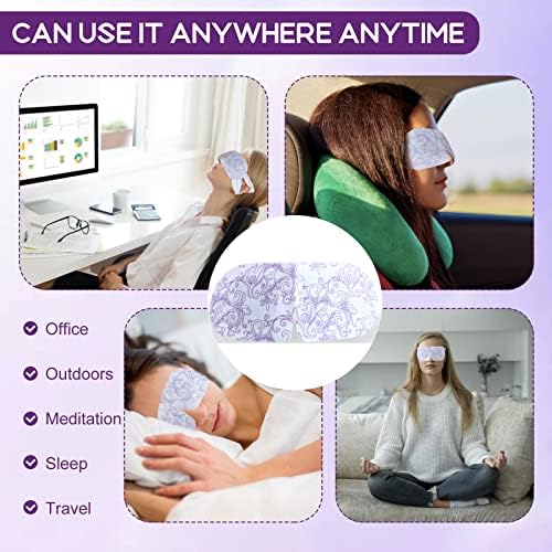 XPCARE 64 Pack Steam Eye Masks for Dry Eyes, SPA Warm Sleep Eye Mask, - Image 4