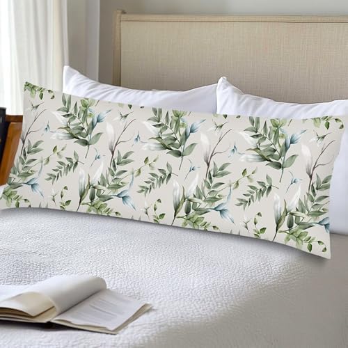 Floral Spring Body Pillow Cover 20x54 Long Pillow Case Protector by Unknown