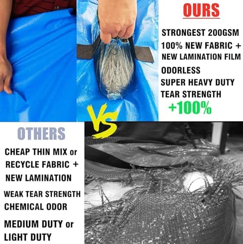 SGPAC Heavy Duty Mattress Bags for Moving and Storage, Extra Thick Full - Image 2