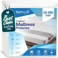 PlushDeluxe Waterproof California King Mattress Protector, Terry Cotton by PlushDeluxe