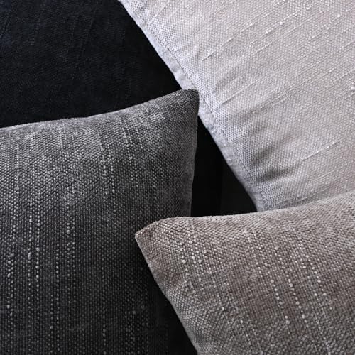 Set of 4 Soft Textured Decorative Throw Pillow Covers 20x20 Inch Cozy Farmhouse - Image 6