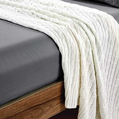 FreshCulture Twin Fitted Sheets, Bulk Pack of 6, Deep Pocket, Soft Microfiber - Image 5