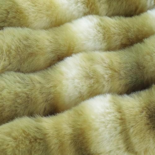 MADIZZ Pack of 2 Thick Plush Faux Wool Throw Pillow Covers Soft Boho Throw - Image 4