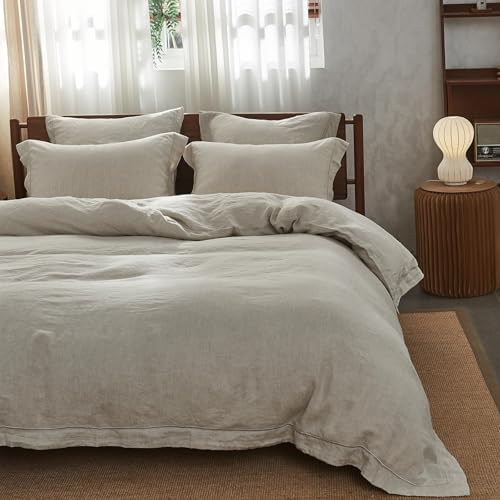 Simple&Opulence 100% French Linen Duvet Cover Set - Image 3