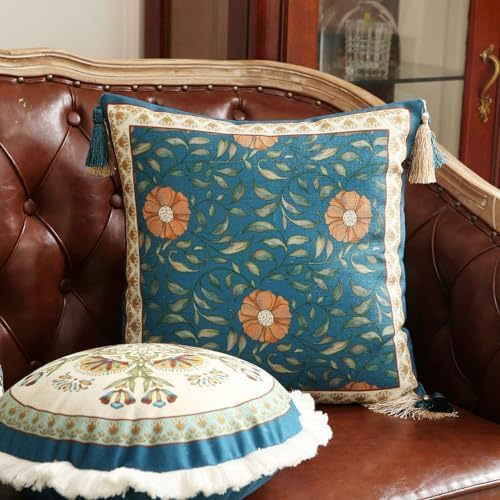 patdrea French Vintage Linen Throw Pillow Cover - Image 2