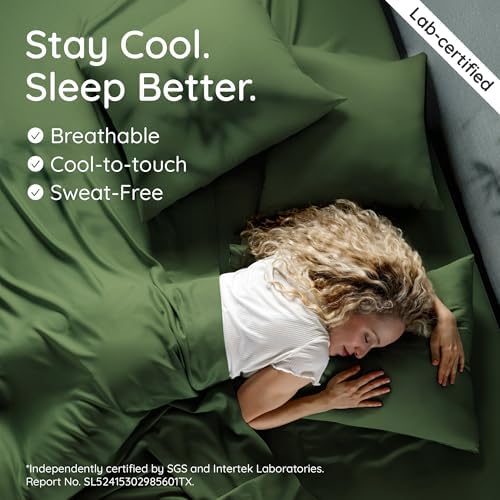 Bambaw 100% Viscose Derived from Bamboo Sheets King Size Set – 4pcs Cooling - Image 3
