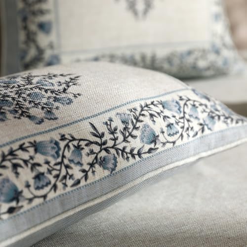 ISAENNE Designer Linen Throw Pillow Cover - Image 7