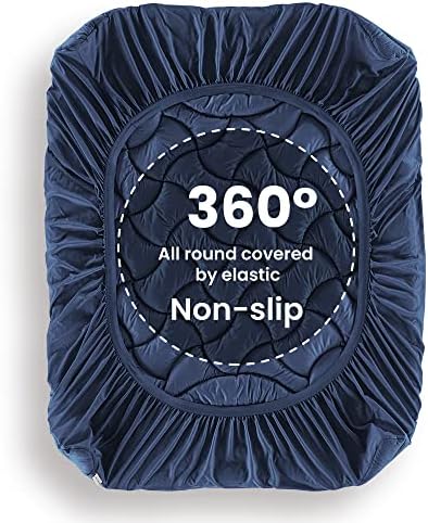 SLEEP ZONE King Size Cooling Mattress Topper, Premium Zoned Cool Mattress Pad - Image 4