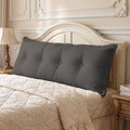 WOWMAX Headboard Pillow Full Dorm Reading & Body Pillow by WOWMAX
