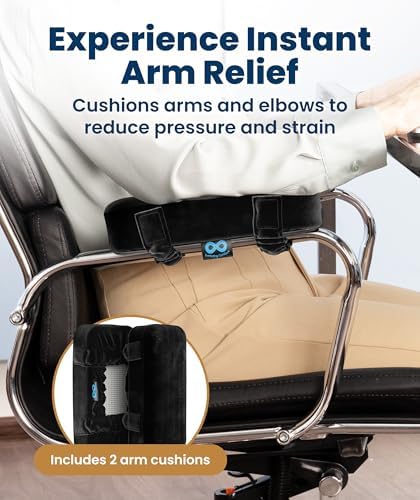 Everlasting Comfort Office Chair & Wheelchair Arm Pads - Image 2