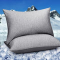 HOMFINE Cooling Pillowcases for Hot Sleepers Queen Size Set of 2 by HOMFINE