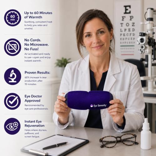Eye Serenity Steam Eye Mask, Heated Eye Mask Fast Relief - Image 4