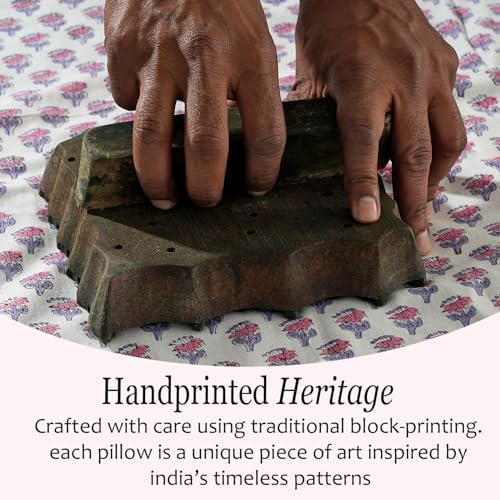 CPC Pink Sapphire Ruffle Throw Pillow Covers - Image 5
