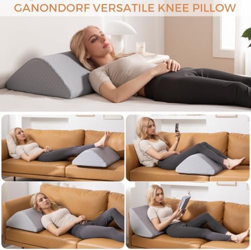 Knee Wedge Pillow for Post-Surgery Recovery-Leg Elevation Support for Sleep - Image 2