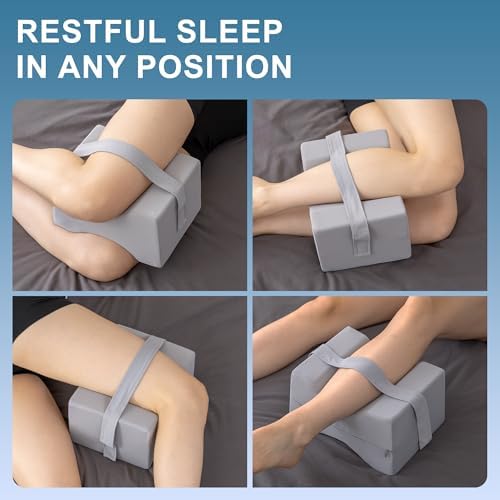 UJPFEO Knee Pillow for Side Sleepers, Leg Pillow for Sciatica, Joints Pain - Image 5