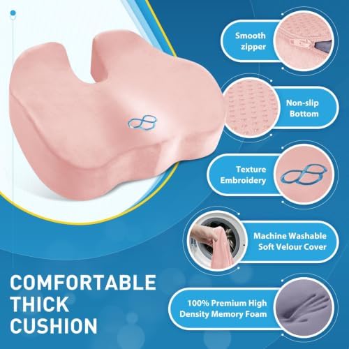BlissTrends Thick Seat Cushion for Office Chair & Car Seat - Image 4