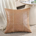 Fancy Homi Tan Decorative Throw Pillow Covers 16x16 Inch by Fancy+Homi