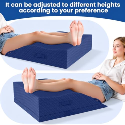Elevation Pillows for Leg After Surgery, Adjustable Wedge Pillow - Image 6