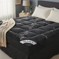 OLANLY Full Bamboo Viscose Cooling Mattress Topper, Dark Gray by OLANLY