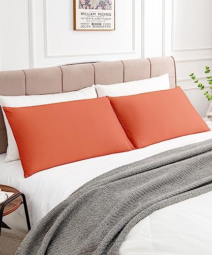 Warmstar Cotton Pillow Cases King Size Set of 2, 600 Thread Count Pillowcases - Image 2