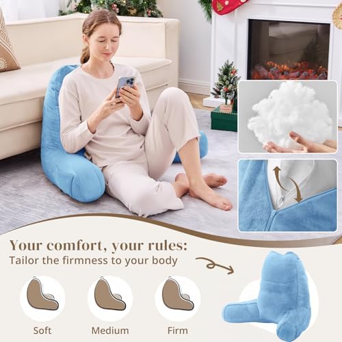 Sasttie Reading Pillow for Bed, Back Pillow for Sitting Up - Image 3