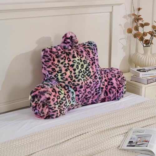 Reading Pillows for Boyfriend Adult, Velvet Back Pillow Bed Wedge Large by Animebody