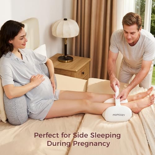 Momcozy Knee Pillow for Side Sleepers, Soft Memory Foam & Pinch-Free Design - Image 4