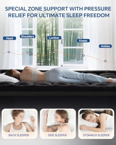 BEDELITE Dual Layer Queen Size Memory Foam Mattress Topper - Image 4