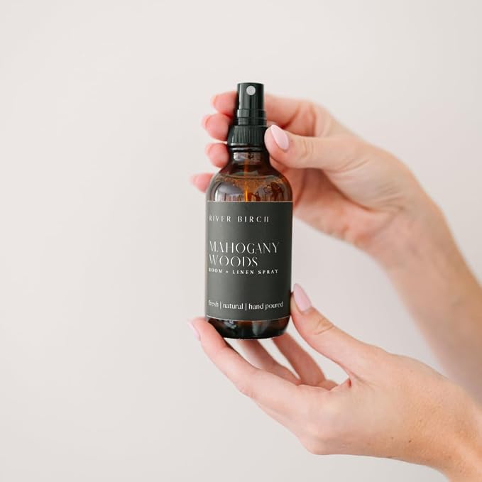 River Birch Mahogany Woods Scented Linen and Room Spray | Home Fragrance | 4 oz - Image 2