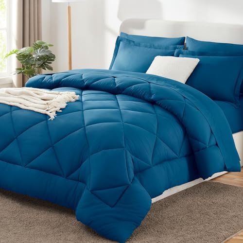 CozyLux King Comforter Set 102"x90" Teal by CozyLux