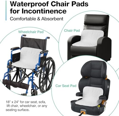 Washable Waterproof Underpads, Car Seat, Wheelchair, Small Size - Image 2