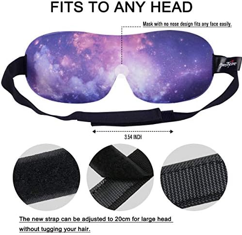 PrettyCare 3D Sleep Mask 2 Pack, Eye Mask - Image 4