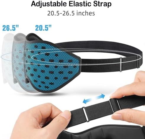 LitBear Breathable Sleep Mask, 3D Eye Mask Sleep - Image 6