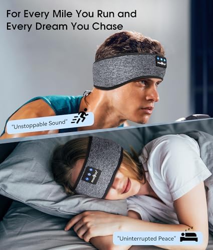 MUSICOZY Bluetooth 5.4 Sleep Headphones Headband Sports Wireless Audio - Image 2