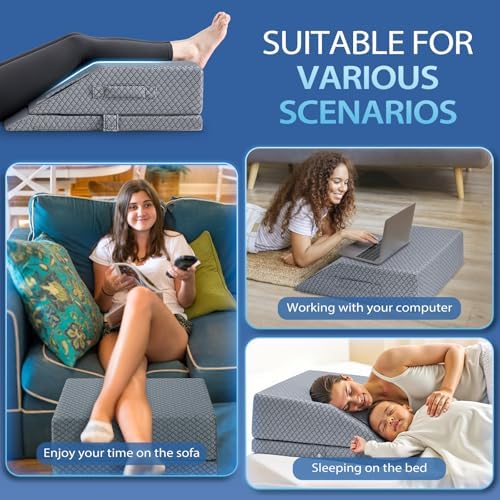 Wellsin 2 Height Adjustable Wedge Leg Pillow - Image 7