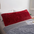 MEGO Luxury Fluffy Faux Fur Body Pillow Cover 20x54 by MEGO
