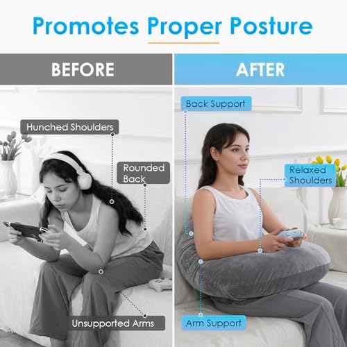 QUEEN ROSE Reading Pillow, Gaming Pillow - Image 2